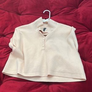 Orange cream crop top from Sophia Richie